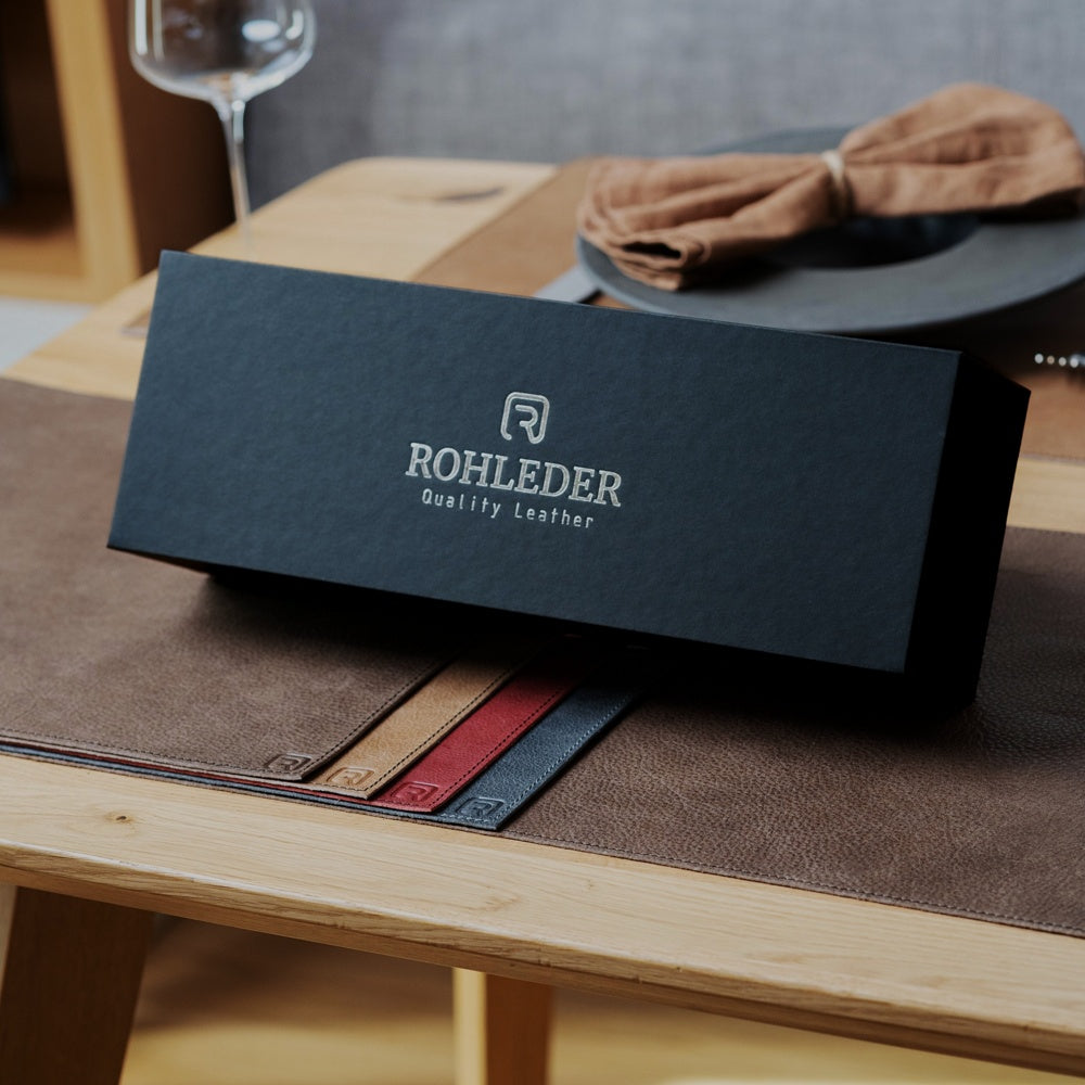 Set de table en cuir 'Design'