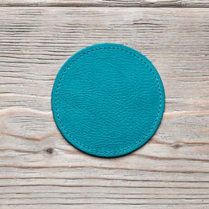 Dessous de verre 'Rond' - Aqua