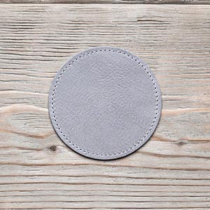 Dessous de verre 'Rond' - Gris béton