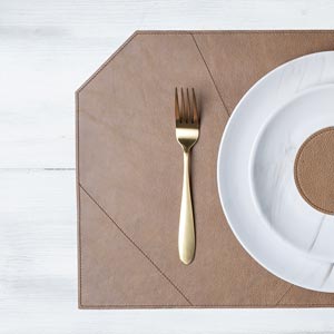 Set de table 'Design' - Tobacco