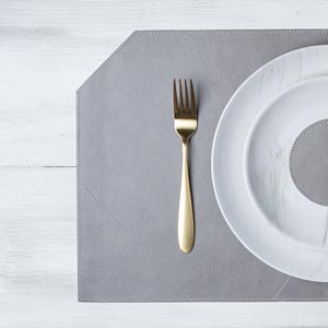 Set de table 'Design' - Gris béton
