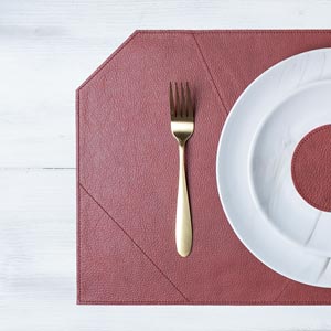 Set de table 'Design' - Rouge