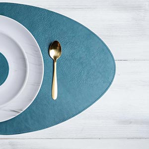 Set de table 'Organic' - Aqua