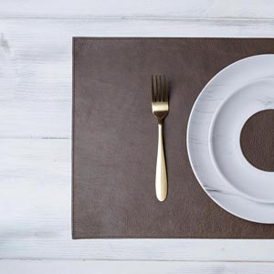 Set de table 'Rectangulaire' - Marron