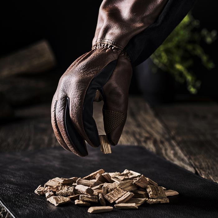 Gants de barbecue en cuir